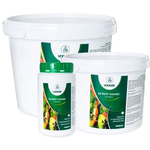 Přípravek na čištění jezírka Vodnář NA ŘASY kontakt 3kg (30 - 60 m2)