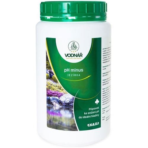 Přípravek na úpravu vody Vodnář pH minus Jezírka 1,5 kg