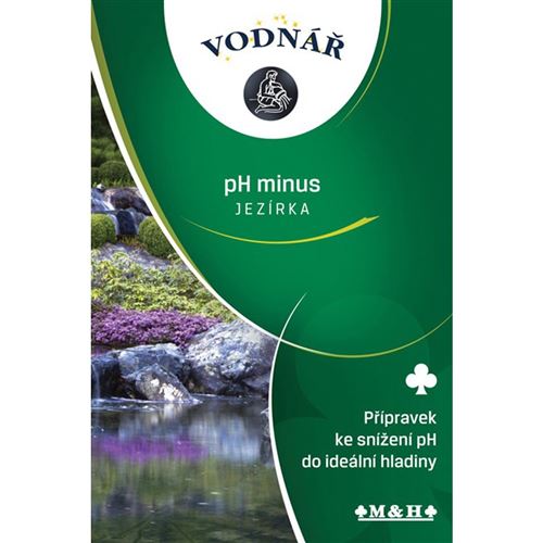 Přípravek na úpravu vody Vodnář pH minus Jezírka 1,5 kg