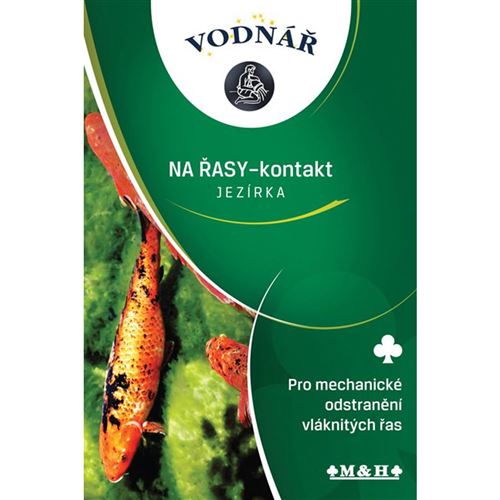 Přípravek na čištění jezírka Vodnář NA ŘASY kontakt 10kg (100 - 200 m2)