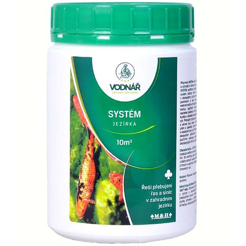 Přípravek na řasy jezírka Vodnář SYSTÉM jezírka 0,25 kg (10 m3)