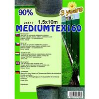 Stínící síť MEDIUMTEX160 1,5 x10m zel 90%