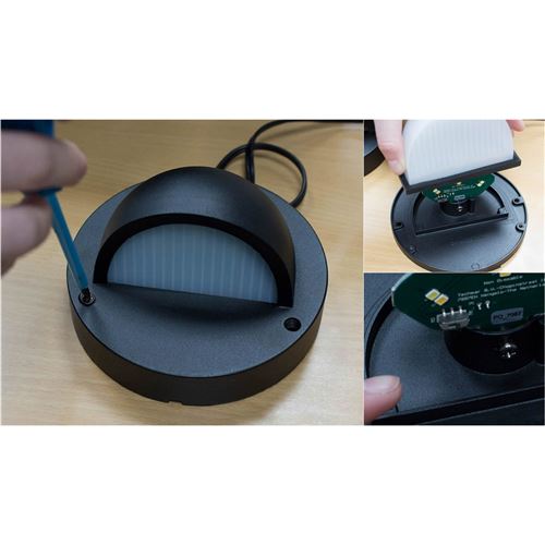 LED nástěnné světlo DEIMOS 1W ALU