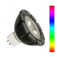 Světelný zdroj GU5.3, 3W - MR16 Power LED RGB