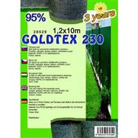 Stínící síť GOLDTEX230 1,2 x10m zelená 95%