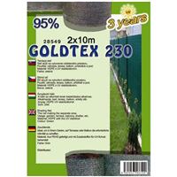 Stínící síť GOLDTEX230 2x10m zel 95%