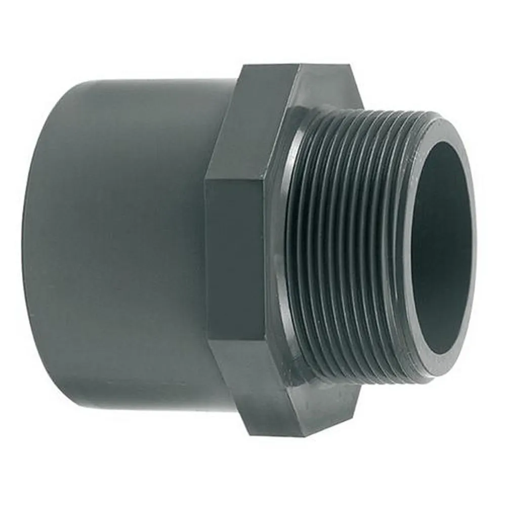 PVC přechodka 50/63x1" M