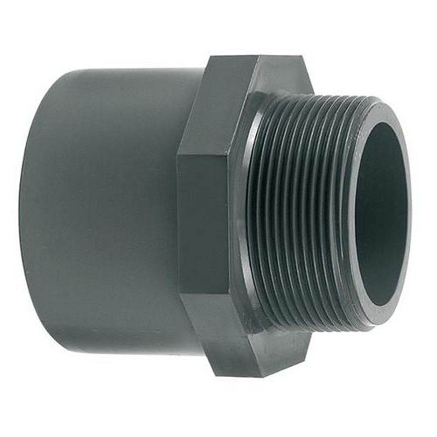 PVC přechodka 63/75x1 1/2" M