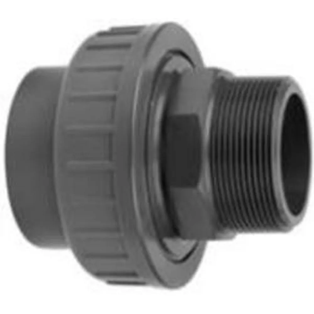 PVC šroubení 50 mm lepení x 1 1/2" vnější závit