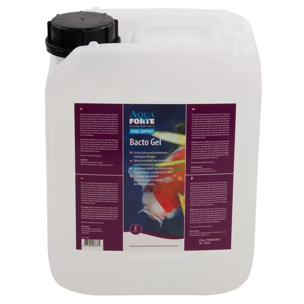 Startovací bakterie AquaForte Bacto Gel 5 l (50 m3)