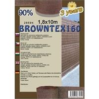Stínící síť BROWNTEX160 1,8 x10m hnědá 90%
