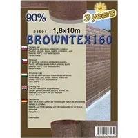 Stínící síť BROWNTEX160 1,8 x10m hnědá 90%