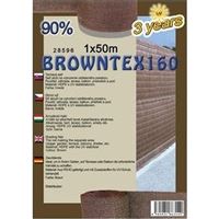 Stínící síť BROWNTEX160 1 x50m hnědá 90%