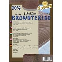Stínící síť BROWNTEX160 1,8 x50m hnědá 90%