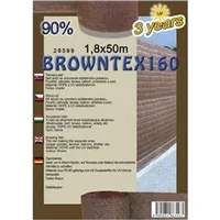 Stínící síť BROWNTEX160 1,8 x50m hnědá 90%