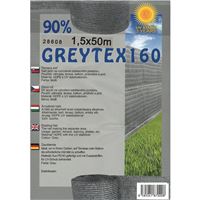 Stínící síť GREYTEX160 1,5 x50m šedá 90%