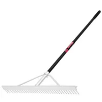 ALU profesionální srovnávací hrábě TRUPER šíře 914 mm - rukojeť 168 cm