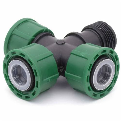 IRRITEC PP holendrový kříž 1", M-F-F-F závit, PN 10
