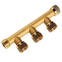 Mosazný holendrový 3 T-KUS M-F-F-F-F 1"  