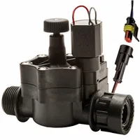 Elektroventil RAIN RN 155 PLUS 9V DC s reg. průtoku 1" M x F holender