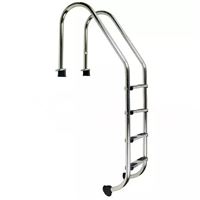Bazénový žebřík STANDARD 4stupňový - nerez AISI 304