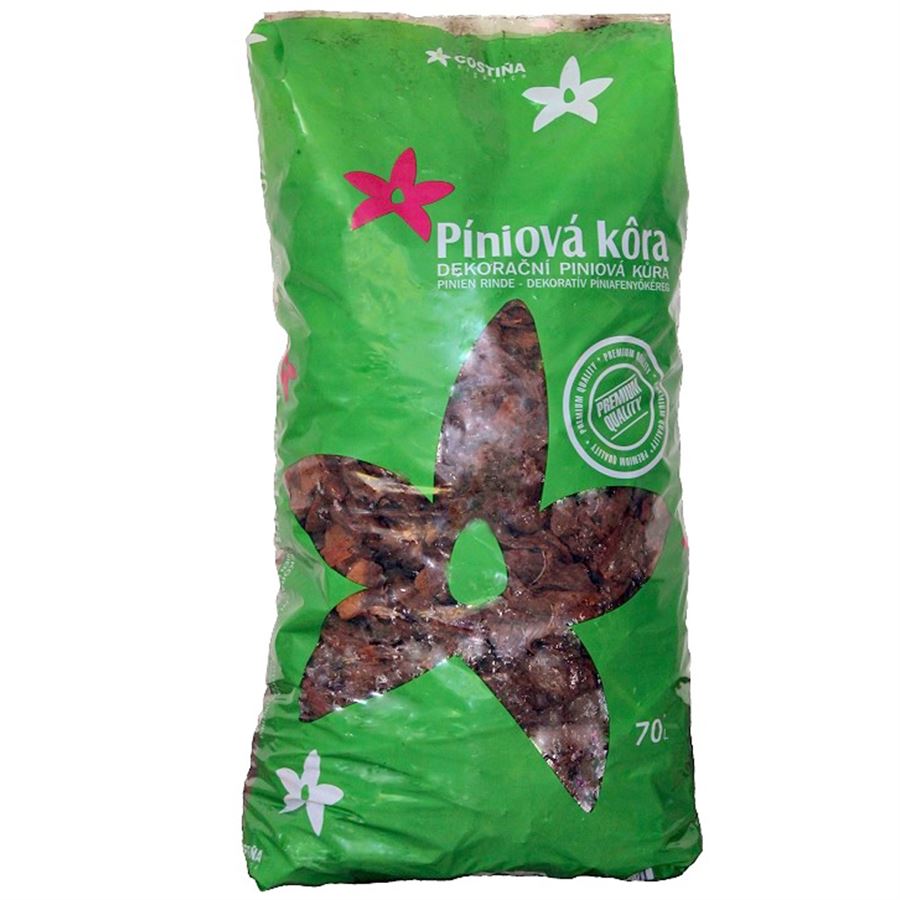 Piniová kůra dekorační Costina Orgánica 60 - 100 mm 70 l, Prémiová kvalita