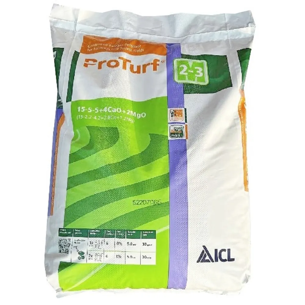 Travní hnojivo pro rychlé zazelenání ICL ProTurf BASIC JARO/LÉTO 25 kg