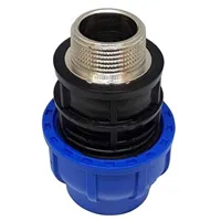 Spojka s venkovním mosazným závitem 32 x 1"