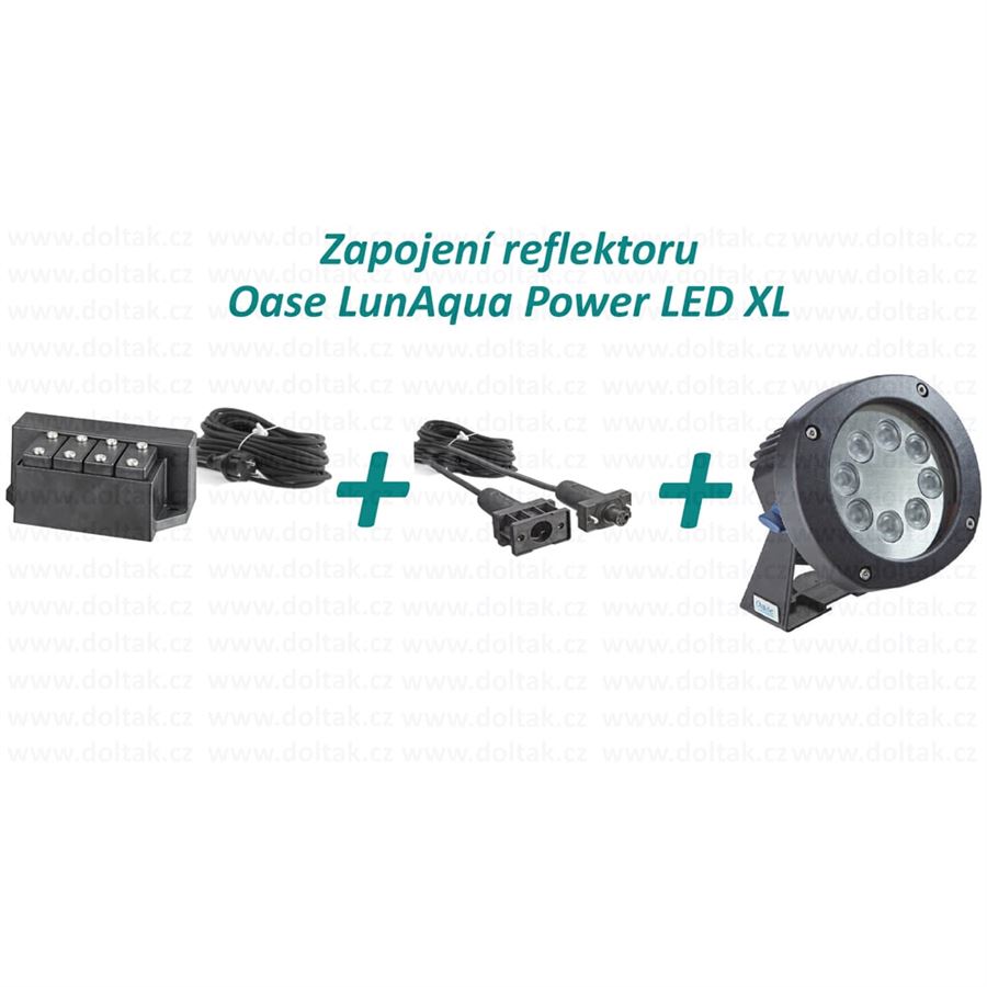 LunAqua m LED Power | XL Power 10 kabel DOLTAK a Oase Prodlužovací pro LED