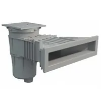 Superskimmer 17,5 l s mosaznými záštřiky - světle šedý