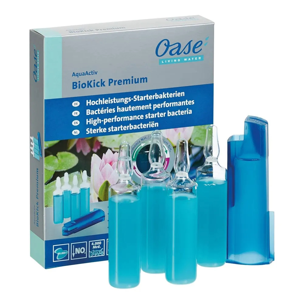 Startovací bakterie Oase AquaActiv Biokick Premium 4 x 20 ml - (40 m3)