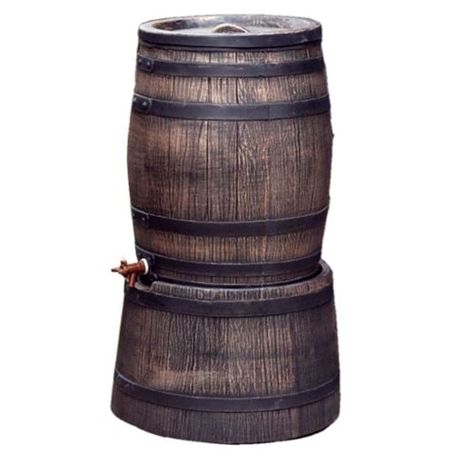 Nádrž na dešťovou vodu 120l NATURE whisky barel s podstavcem