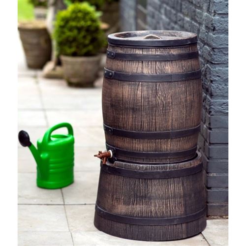 Nádrž na dešťovou vodu 120l NATURE whisky barel s podstavcem