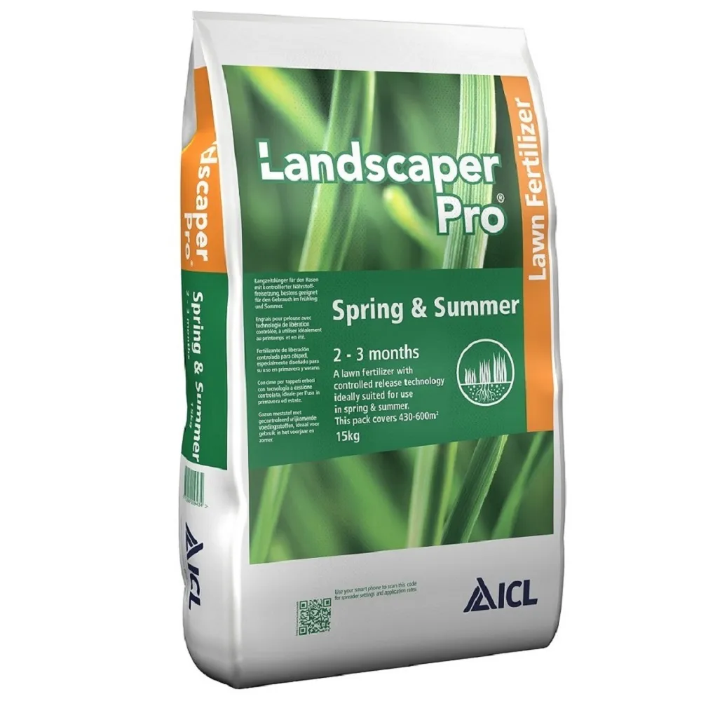 Travní hnojivo na jaro a léto ICL Landscaper Pro Spring and summer 15 kg
