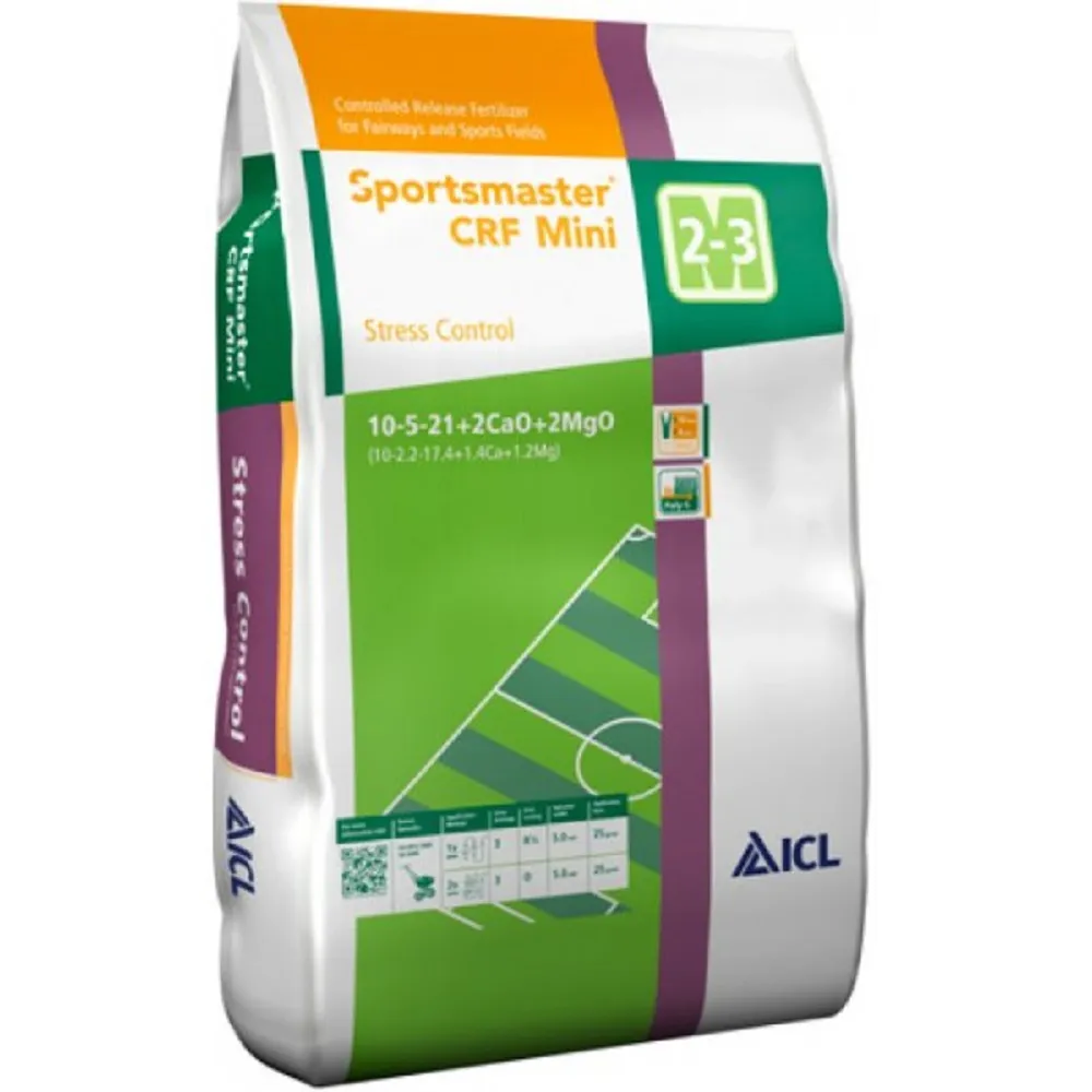 Travní hnojivo pro extrémní teploty ICL Sportsmaster CRF Mini Stress Control 25 kg - PODZIM