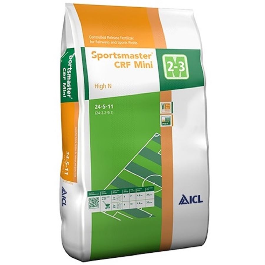 Travní hnojivo na hlavní sezónu ICL Sportsmaster CRF Mini High N 25 kg - JARO