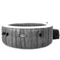 Nafukovací vířivka Intex PureSpa Greywood Bubble Deluxe  pro 6 osob