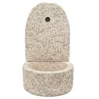 Žulové zahradní umyvadlo 42 x 41 x 70 cm