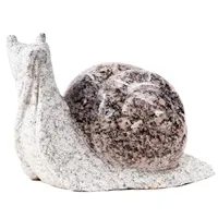 Kamenný hlemýžď A 30 cm s leštěnou ulitou