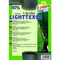 Stínící síť LIGHTTEX90 1,5 x10m zel 80%