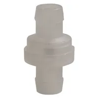 Zpětný ventil 12 mm transparentní