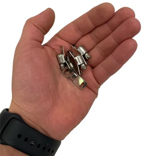 Nerezový zámek Anaconda k nekonečnému pasu W4 8 mm