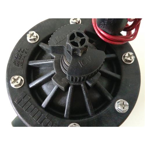 Elektroventil Hunter ICV-151G-B s reg. průtoku 1 1/2" VNI - 24V/AC - kulatý