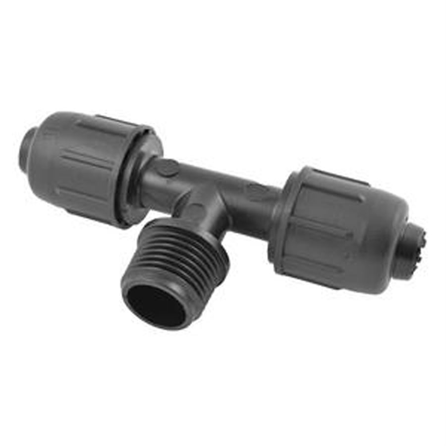 T-kus 16mm x 1/2 "x 16mm venk.závit IT