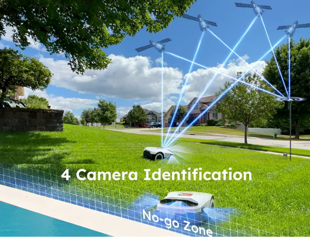 Anthbot Genie - RTK navigace se 4 kamerami a nastavení No-Go zón