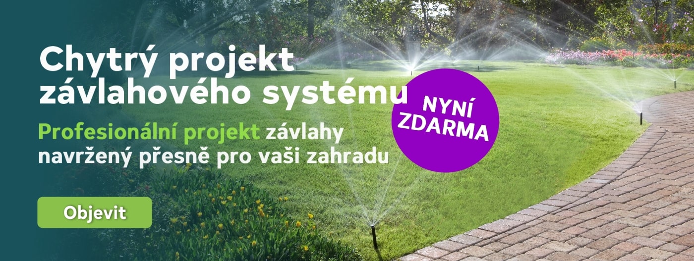 Chytrý projekt závlahového systému – profesionální návrh závlahy přesně pro vaši zahradu.