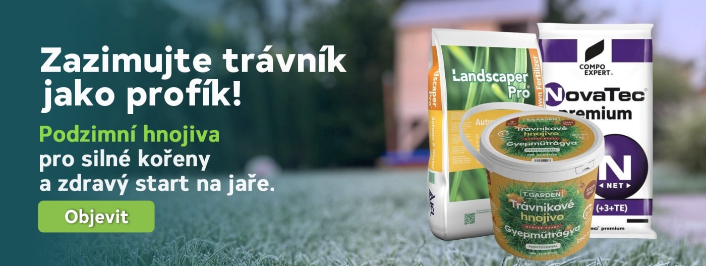 Podzimní travní hnojiva pro přípravu trávníku na zimu