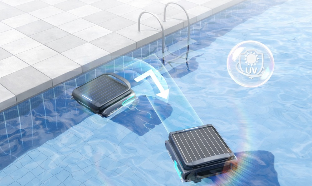 Navigace a pohyb bazénového robota WYBOT s UV ochranou