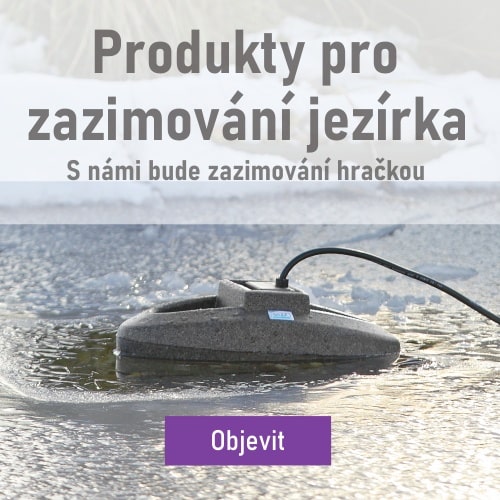 Produkty pro snadné zazimování vašeho zahradního jezírka.