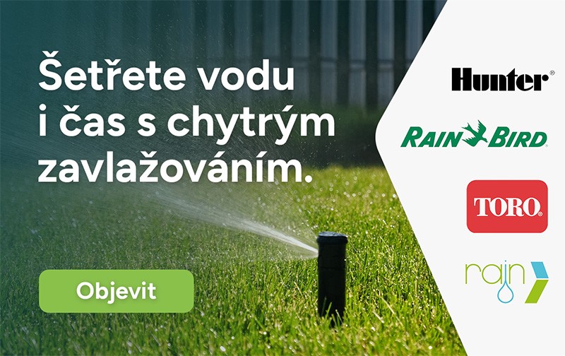Šetřete vodu i čas s chytrým zavlažováním od prémiových a ověřených značek.